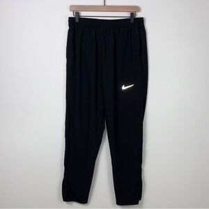 Nike Dri Fit Pants Women’s Size Large Black Straight Leg Zip Ankles